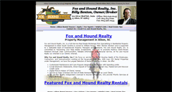 Desktop Screenshot of foxandhoundrealty.com